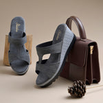 Load image into Gallery viewer, Women's Wedge Heel Open Toe Slip-On Casual Fashion Wedges Sandals
