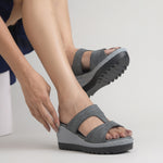 Load image into Gallery viewer, Women's Wedge Heel Open Toe Slip-On Casual Fashion Wedges Sandals