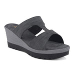 Load image into Gallery viewer, Women's Wedge Heel Open Toe Slip-On Casual Fashion Wedges Sandals