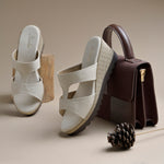 Load image into Gallery viewer, Women's Wedge Heel Open Toe Slip-On Casual Fashion Wedges Sandals