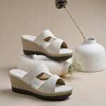 Load image into Gallery viewer, Women's Wedge Heel Open Toe Slip-On Casual Fashion Wedges Sandals