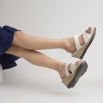 Load image into Gallery viewer, Women's Wedge Heel Open Toe Slip-On Casual Fashion Wedges Sandals