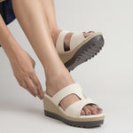 Load image into Gallery viewer, Women's Wedge Heel Open Toe Slip-On Casual Fashion Wedges Sandals
