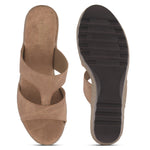 Load image into Gallery viewer, Women's Wedge Heel Open Toe Slip-On Casual Fashion Wedges Sandals