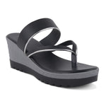 Load image into Gallery viewer, Women's Toe Ring Wedges Sandals Stylish Slip-On Comfort Wedge Heel