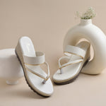 Load image into Gallery viewer, Women's Toe Ring Wedges Sandals Stylish Slip-On Comfort Wedge Heel