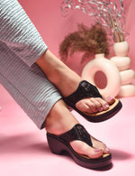 Load image into Gallery viewer, Padchin Smart Casual Block Heel Sandals | Fashion T-Strap Sandal