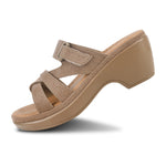 Load image into Gallery viewer, Padchin Smart Casual Block Heel Sandals | Fashion Double Strap Sandal