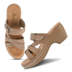 Load image into Gallery viewer, Padchin Smart Casual Block Heel Sandals | Fashion Double Strap Sandal