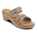 Load image into Gallery viewer, Padchin Smart Casual Block Heel Sandals | Fashion Double Strap Sandal