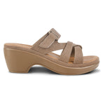 Load image into Gallery viewer, Padchin Smart Casual Block Heel Sandals | Fashion Double Strap Sandal