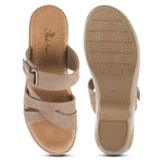 Load image into Gallery viewer, Padchin Smart Casual Block Heel Sandals | Fashion Double Strap Sandal