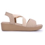 Load image into Gallery viewer, Double Strap Wedges Heel Sandal