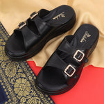 Load image into Gallery viewer, Smart Casual Buckled Detailed Platform Heel Sandal