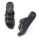 Load image into Gallery viewer, Smart Casual Buckled Detailed Platform Heel Sandal