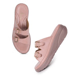 Load image into Gallery viewer, Smart Casual Buckled Detailed Platform Heel Sandal