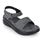 Load image into Gallery viewer, Double Strap Smart Casual Platform Heel Sandal
