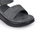 Load image into Gallery viewer, Double Strap Smart Casual Platform Heel Sandal