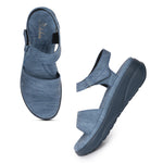 Load image into Gallery viewer, Double Strap Smart Casual Platform Heel Sandal