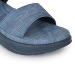Load image into Gallery viewer, Double Strap Smart Casual Platform Heel Sandal