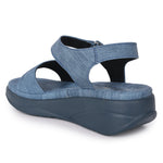 Load image into Gallery viewer, Double Strap Smart Casual Platform Heel Sandal