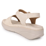 Load image into Gallery viewer, Double Strap Smart Casual Platform Heel Sandal