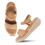 Load image into Gallery viewer, Double Strap Smart Casual Platform Heel Sandal