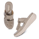 Load image into Gallery viewer, Laser Cut Detailed Wedge Heel