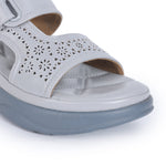 Load image into Gallery viewer, Laser Cut Detailed Wedge Heel