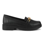 Load image into Gallery viewer, Padchin Ladies Loafers with Chain Detailed | Comfortable and Trendy Slip-On Mules Wedges Women Footwear