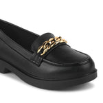 Load image into Gallery viewer, Padchin Ladies Loafers with Chain Detailed | Comfortable and Trendy Slip-On Mules Wedges Women Footwear