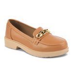 Load image into Gallery viewer, Padchin Ladies Loafers with Chain Detailed | Comfortable and Trendy Slip-On Mules Wedges Women Footwear