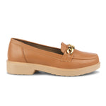 Load image into Gallery viewer, Padchin Ladies Loafers with Chain Detailed | Comfortable and Trendy Slip-On Mules Wedges Women Footwear
