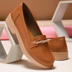 Load image into Gallery viewer, Padchin Womens Loafers Shoes Platform Chunky Penny Loafer Comfortable Slip On Shoes