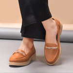 Load image into Gallery viewer, Padchin Womens Loafers Shoes Platform Chunky Penny Loafer Comfortable Slip On Shoes