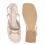 Load image into Gallery viewer, Smart Casual Embellished Square Toe Block Heel