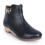 Load image into Gallery viewer, Embellished Trendy Block Heeled Zipper Closure Boots