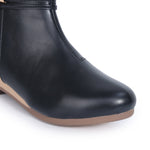 Load image into Gallery viewer, Embellished Trendy Block Heeled Zipper Closure Boots
