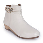 Load image into Gallery viewer, Embellished Trendy Block Heeled Zipper Closure Boots