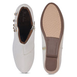 Load image into Gallery viewer, Embellished Trendy Block Heeled Zipper Closure Boots