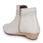 Load image into Gallery viewer, Embellished Trendy Block Heeled Zipper Closure Boots