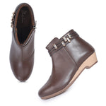 Load image into Gallery viewer, Embellished Trendy Block Heeled Zipper Closure Boots