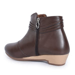 Load image into Gallery viewer, Embellished Trendy Block Heeled Zipper Closure Boots