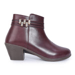 Load image into Gallery viewer, Embellished Stylish Block Heeled Zipper Closure Boots