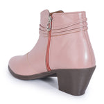 Load image into Gallery viewer, Embellished Stylish Block Heeled Zipper Closure Boots