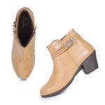 Load image into Gallery viewer, Embellished Stylish Block Heeled Zipper Closure Boots