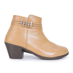 Load image into Gallery viewer, Embellished Stylish Block Heeled Zipper Closure Boots