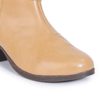 Load image into Gallery viewer, Embellished Stylish Block Heeled Zipper Closure Boots