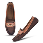 Load image into Gallery viewer, Padchin Women'S Buckle Detailed Moccasins Range Loafres Shoe For Ladies