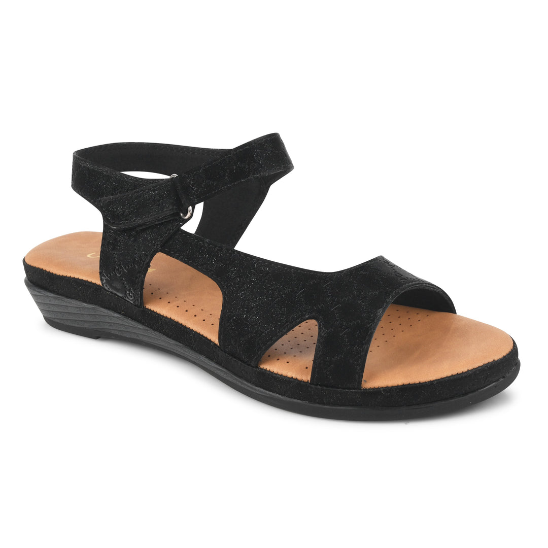 Padchin Heels Sandals with Adjustable Ankle Strap | Stylish Design Block Heel For Girls & Women